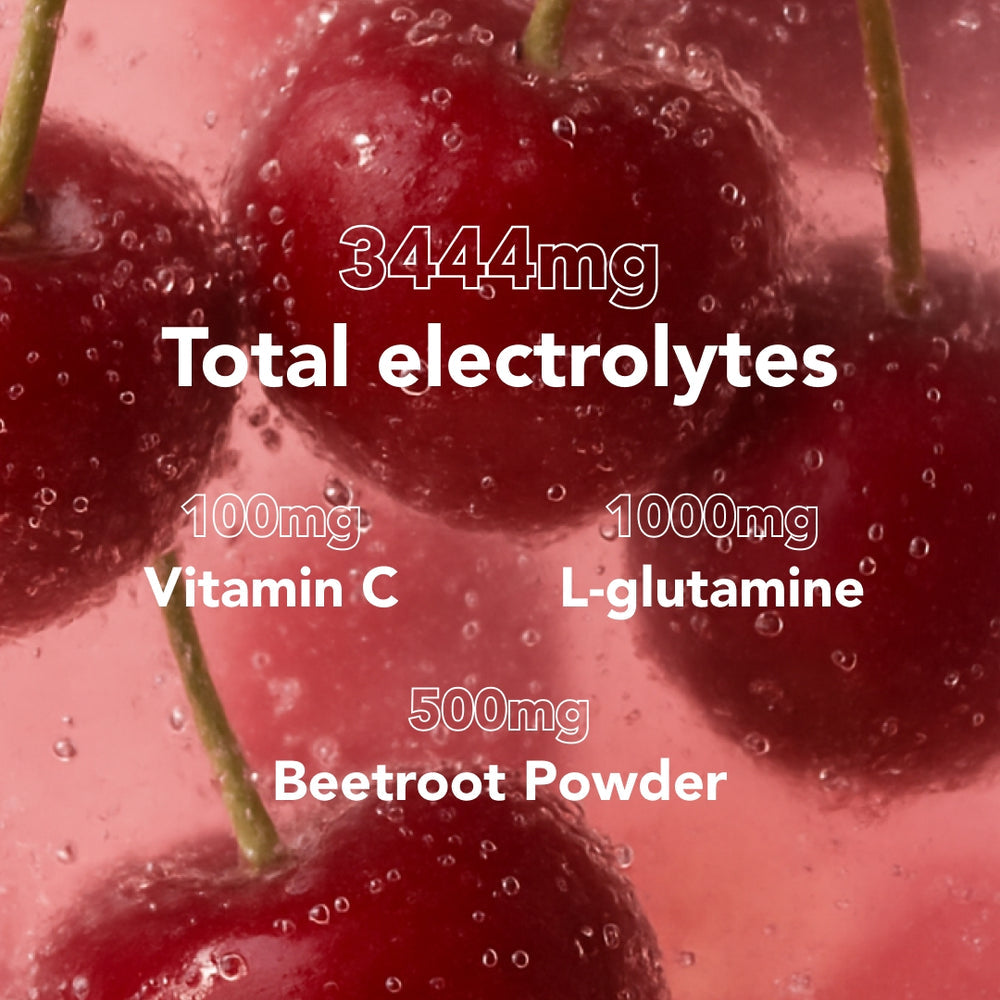 Electrolytes+Exercise and Recover Cherry - 30 pk