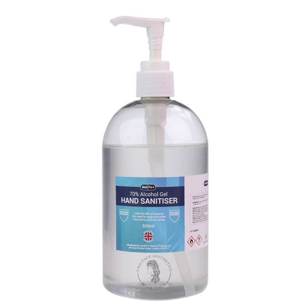 MediPro 70% Alcohol Hand Sanitiser 500ml With Pump